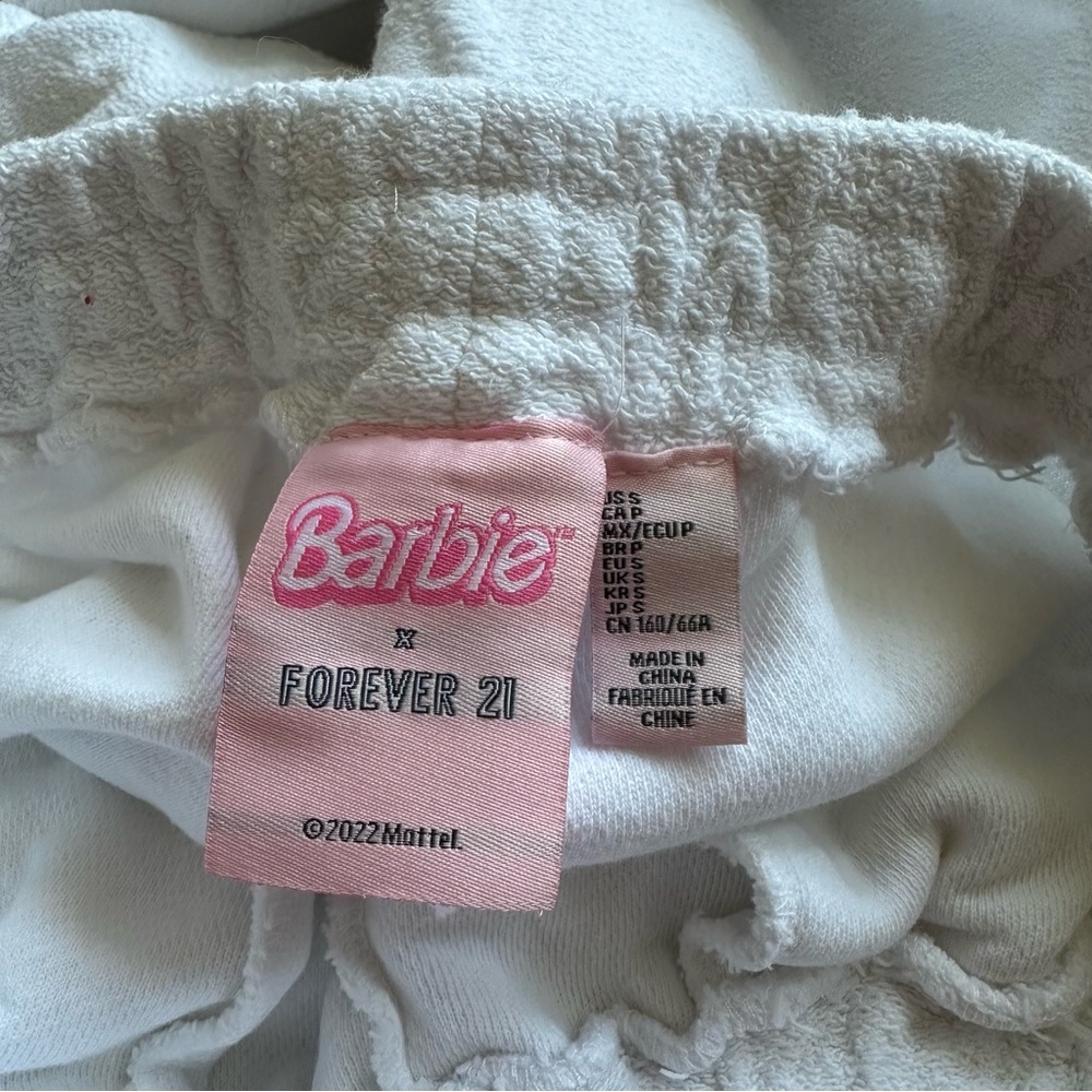 Barbie x Forever 21 Beaded Graphic Joggers Small - Picture 7 of 10